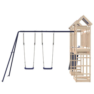 vidaXL Outdoor Playset Solid Wood Pine