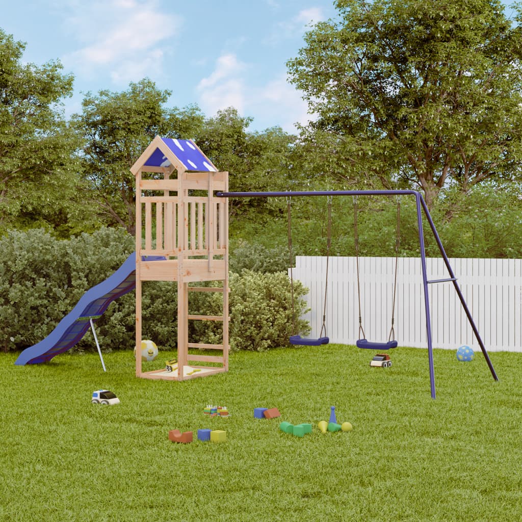 vidaXL Outdoor Playset Solid Wood Pine