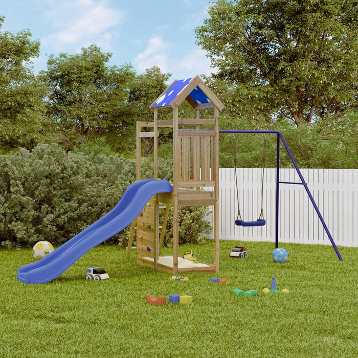 vidaXL Outdoor Playset Impregnated Wood Pine