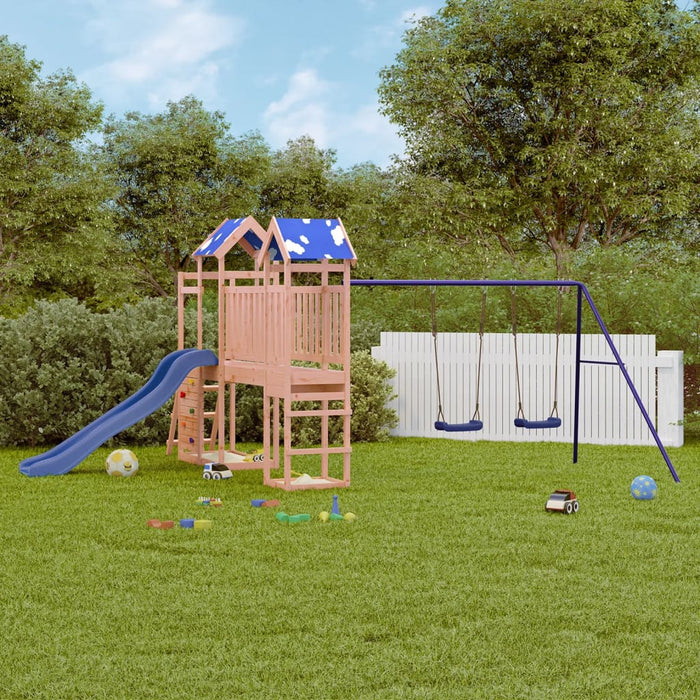 vidaXL Outdoor Playset Solid Wood Douglas