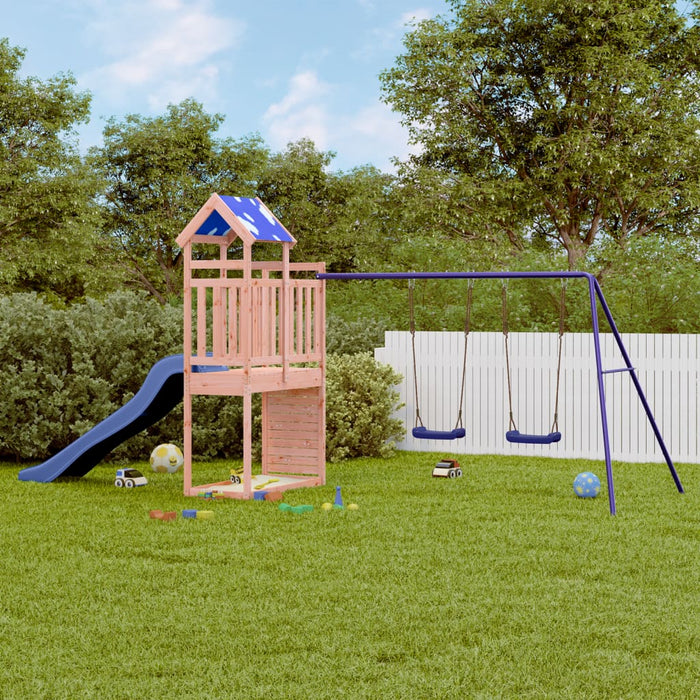 vidaXL Outdoor Playset Solid Wood Douglas