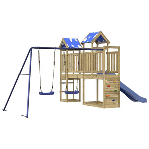 vidaXL Outdoor Playset Impregnated Wood Pine