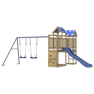 vidaXL Outdoor Playset Impregnated Wood Pine