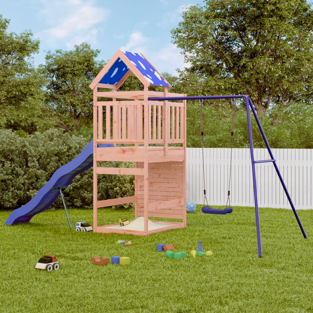 vidaXL Outdoor Playset Solid Wood Douglas