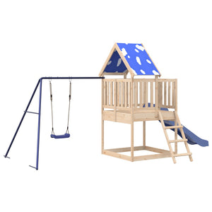 vidaXL Outdoor Playset Solid Wood Pine