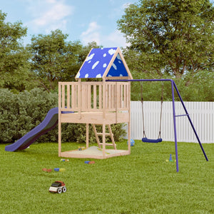 vidaXL Outdoor Playset Solid Wood Pine