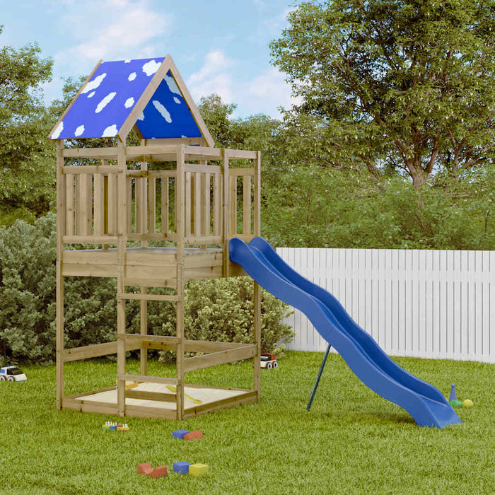 vidaXL Outdoor Playset Impregnated Wood Pine