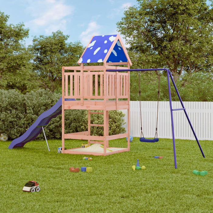 vidaXL Outdoor Playset Solid Wood Douglas