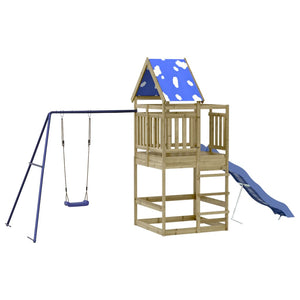 vidaXL Outdoor Playset Impregnated Wood Pine