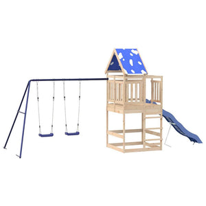 vidaXL Outdoor Playset Solid Wood Pine