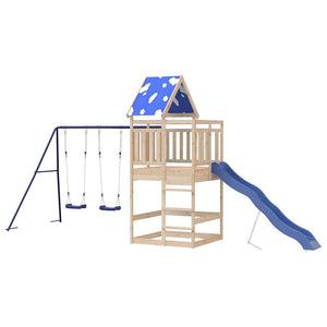 vidaXL Outdoor Playset Solid Wood Pine