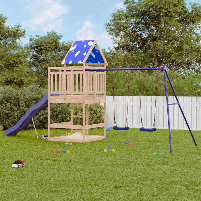 vidaXL Outdoor Playset Solid Wood Pine