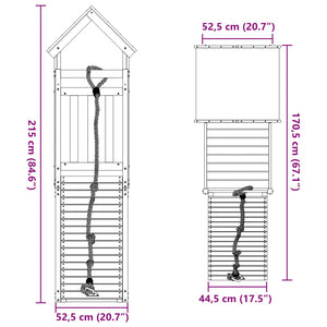 vidaXL Outdoor Playset Solid Wood Douglas