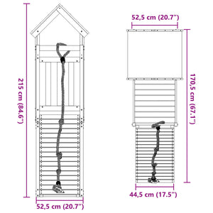 vidaXL Outdoor Playset Impregnated Wood Pine