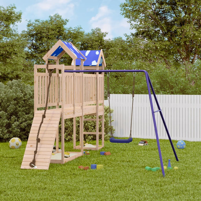 vidaXL Outdoor Playset Solid Wood Pine