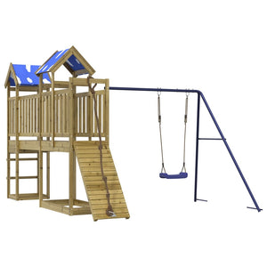 vidaXL Outdoor Playset Impregnated Wood Pine