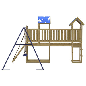 vidaXL Outdoor Playset Impregnated Wood Pine