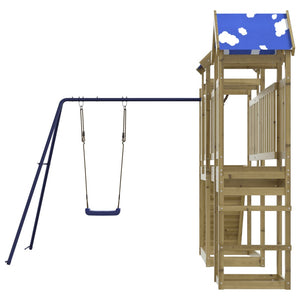 vidaXL Outdoor Playset Impregnated Wood Pine