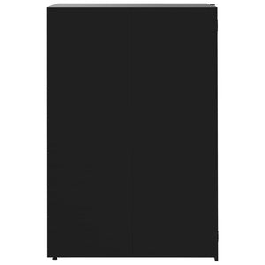 vidaXL Wheelie Bin Storage for 2 Bins Black 138x79x117 cm Steel