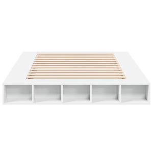 vidaXL Bed Frame without Mattress White 140x200 cm