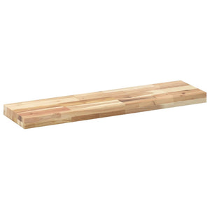 vidaXL Floating Shelves 3 pcs 80x20x4 cm Untreated Solid Wood Acacia