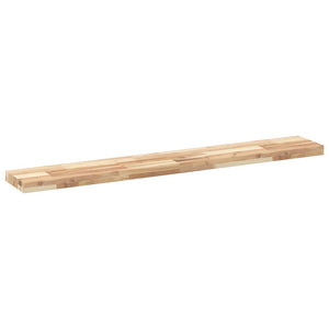 vidaXL Floating Shelf 140x20x4 cm Untreated Solid Wood Acacia