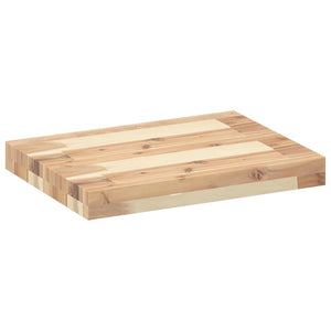 vidaXL Floating Shelf 60x30x4 cm Untreated Solid Wood Acacia