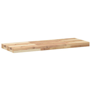 vidaXL Floating Shelf 80x30x4 cm Untreated Solid Wood Acacia