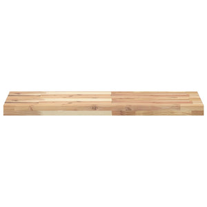 vidaXL Floating Shelf 100x30x4 cm Untreated Solid Wood Acacia