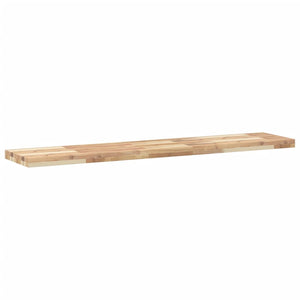 vidaXL Floating Shelf 120x30x4 cm Untreated Solid Wood Acacia