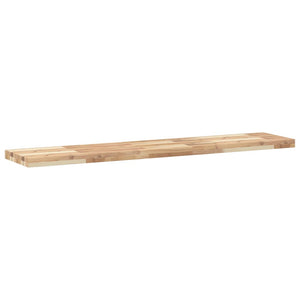 vidaXL Floating Shelf 140x30x4 cm Untreated Solid Wood Acacia