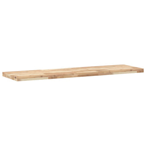 vidaXL Floating Shelf 140x40x4 cm Untreated Solid Wood Acacia