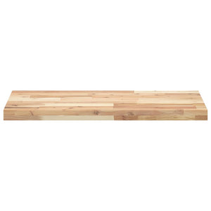 vidaXL Floating Shelves 2 pcs 140x40x4 cm Untreated Solid Wood Acacia