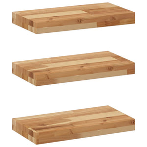 vidaXL Floating Shelves 3 pcs 60x20x4 cm Oil Finished Solid Wood Acacia