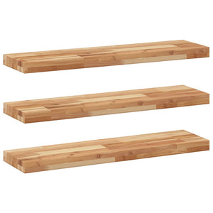 vidaXL Floating Shelves 3 pcs 100x20x4 cm Oil Finished Solid Wood Acacia