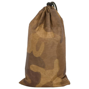 vidaXL Camouflage Net with Storage Bag 312x140 cm Sand