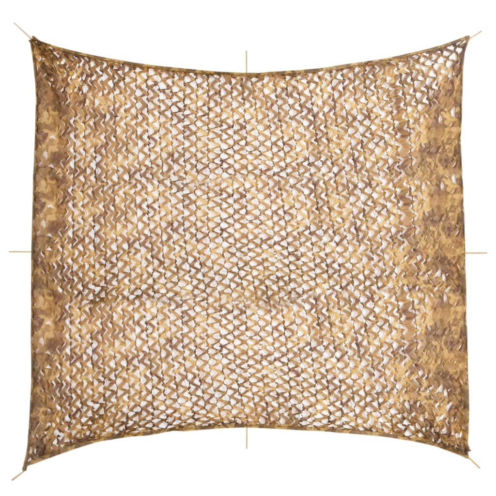 vidaXL Camouflage Net with Storage Bag 416x402 cm Sand