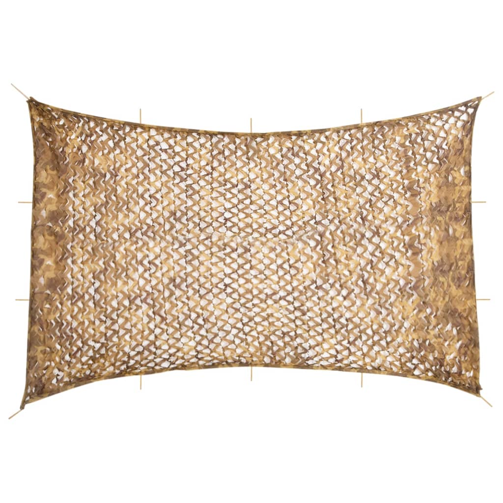 vidaXL Camouflage Net with Storage Bag 833x609 cm Sand