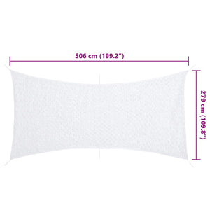 vidaXL Camouflage Net with Storage Bag 506x279 cm White