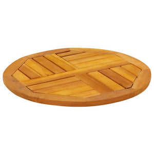 vidaXL Table Top Ø50x2 cm Round Solid Wood Acacia