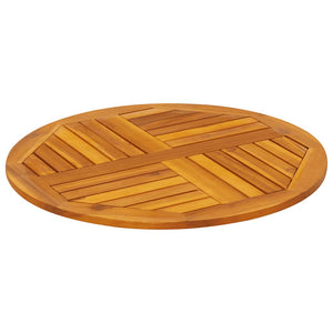 vidaXL Table Top Ø70x2 cm Round Solid Wood Acacia