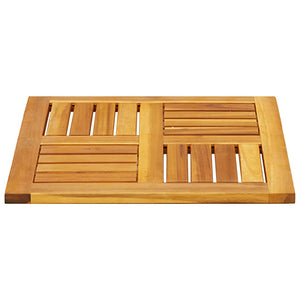 vidaXL Table Top 50x50x2 cm Square Solid Wood Acacia