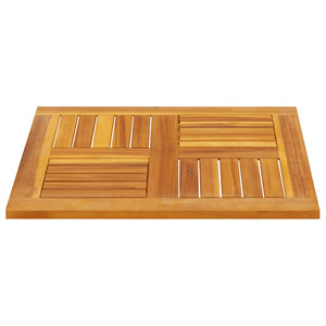 vidaXL Table Top 60x60x2 cm Square Solid Wood Acacia