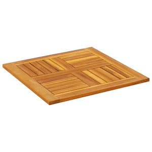 vidaXL Table Top 60x60x2 cm Square Solid Wood Acacia