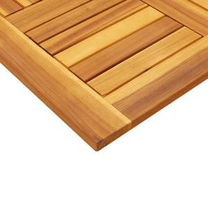 vidaXL Table Top 60x60x2 cm Square Solid Wood Acacia