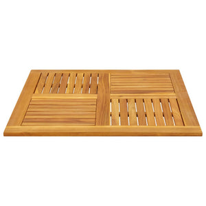 vidaXL Table Top 90x90x2.2 cm Square Solid Wood Acacia