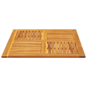 vidaXL Table Top 90x90x2.2 cm Square Solid Wood Acacia