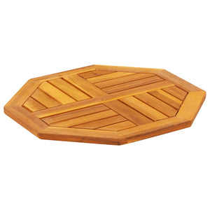 vidaXL Table Top 50x50x2 cm Octagonal Solid Wood Acacia