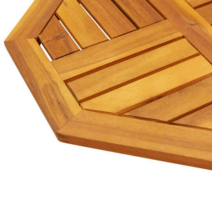 vidaXL Table Top 50x50x2 cm Octagonal Solid Wood Acacia