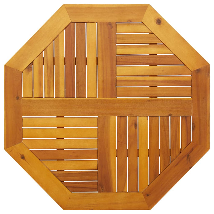 vidaXL Table Top 80x80x2.2 cm Octagonal Solid Wood Acacia